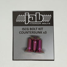 Load image into Gallery viewer, ISCG Countersunk Head Titanium Bolt Kit
