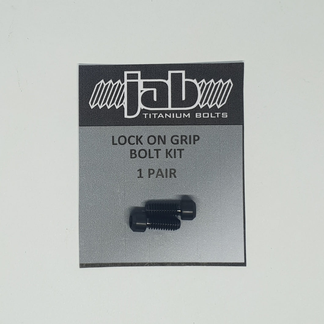 Titanium Lock-on Grip Bolt Kit